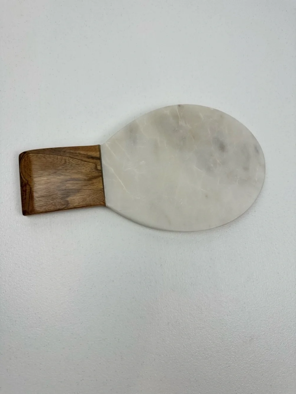 New Marble Spoon Rest With Wooden Handle Kitchen Tool Made in India‎